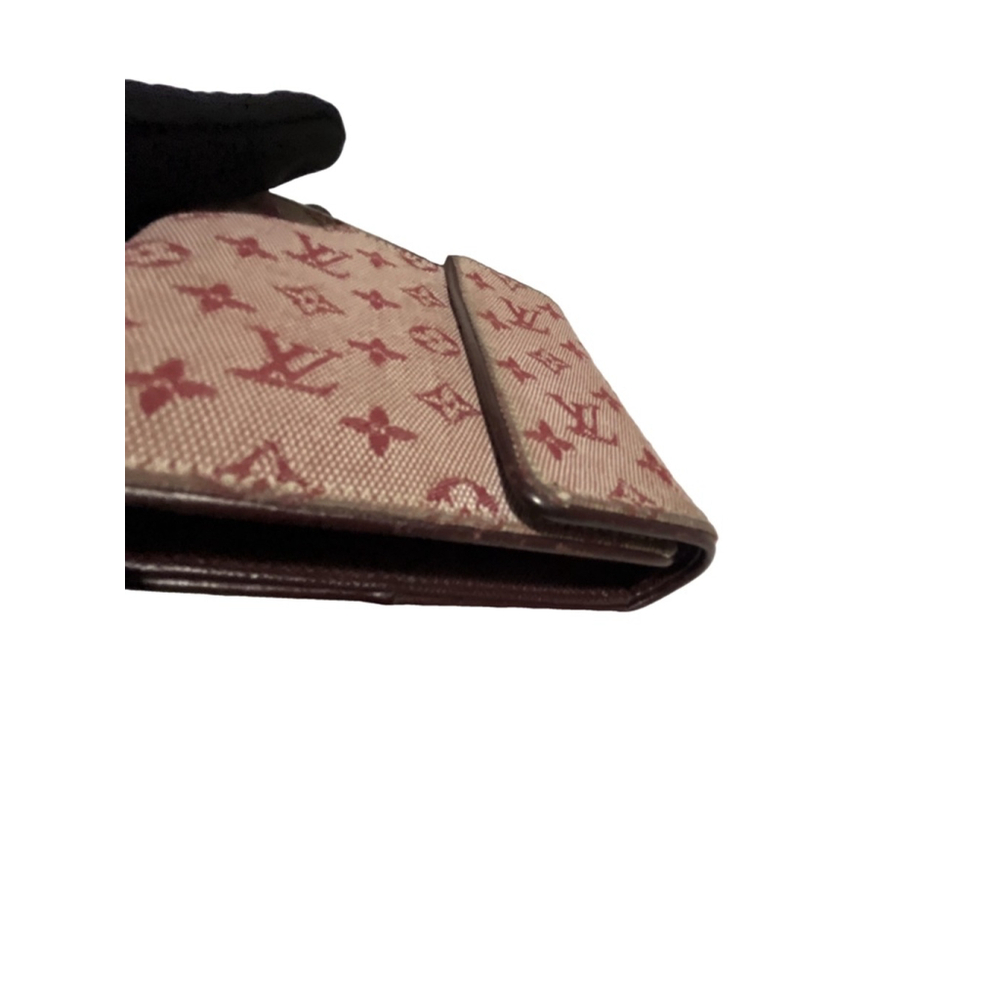 EUC Women's Louis Vuitton Pink Canvas Compact Bifold Wallet - Picture 5 of 13